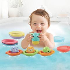 Jucarie de baie - Barcute stivuieste si stropeste