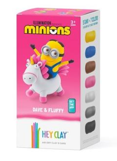 Set creativ din lut - Hey Clay Minions - Dave & Fluffy