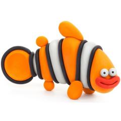 Set creativ din lut - Hey Clay Ocean - Peste Clovn