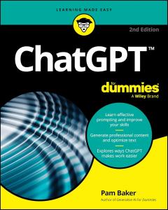 Coperta cărții ChatGPT For Dummies
