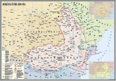 Harta - Romania intre 1859-1914 