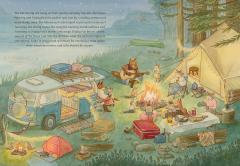 Cat Family Four Seasons