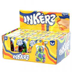 Jucarie senzoriala - Inkerz Teddy Bear Paint Sensory Toy (mai multe culori - pret pe bucata)