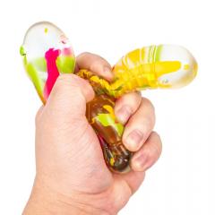 Jucarie senzoriala - Inkerz Snake Paint Sensory Toy (mai multe culori - pret pe bucata)