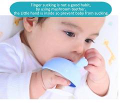 Jucarie dentitie - Ciupercuta - Albastru deschis