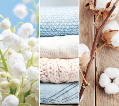 Set 3 Lumanari parfumate - Clean Cotton