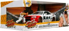 Set masinuta metalica Nissan Skyline GTR + figurina Ryu Street Fighter