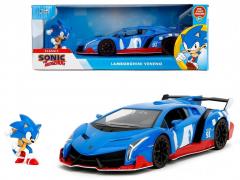 Set masinuta metalica Lamborghini Veneno + figurina Sonic