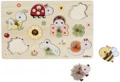 Jucarie educativa din lemn 9 piese - Animale