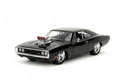 Set masinuta si figurina - Fast And Furious - Dom & Dodge Charger 1970