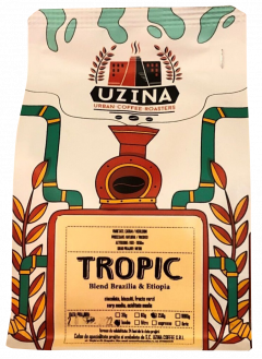 Cafea boabe - Tropic Blend - Brazilia si Etiopia, 250g