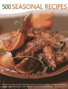 Coperta cărții 500 Seasonal Recipes