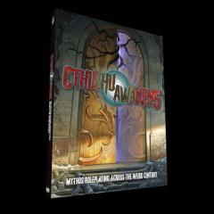 Coperta cărții Cthulhu Awakens: The AGE Roleplaying Game of the Weird Century