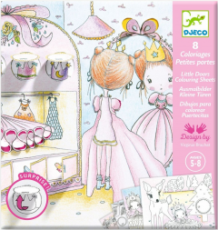 Planse de colorat - Surprizele lui Pupi