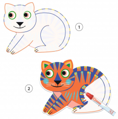 Set pictura cu apa - Animalo-Ma