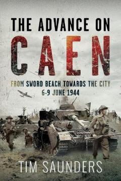 Coperta cărții Advance on Caen