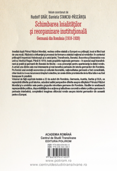 Schimbarea loialitatilor si reorganizare institutionala