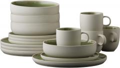 Set 16 piese vesela - Verde