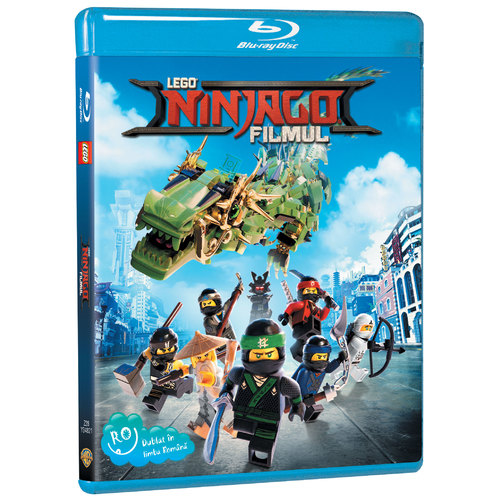 Modernization Slum diagonal Lego Ninjago - Filmul (Blu Ray Disc) / The LEGO Ninjago Movie - Charlie  Bean, Paul Fisher