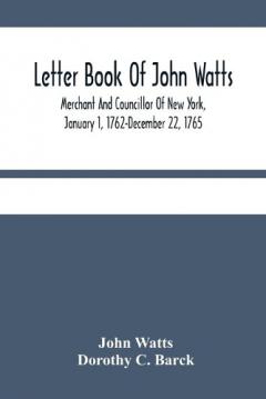 Coperta cărții Letter Book Of John Watts