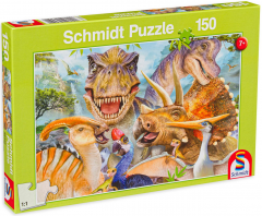 Puzzle 150 de piese - Lumea dinozaurilor