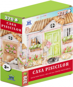 Puzzle 320 piese - Casa Pisicilor