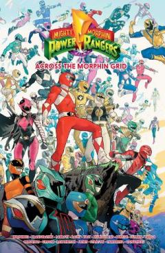 Coperta cărții Mighty Morphin Power Rangers: Across the Morphin Grid