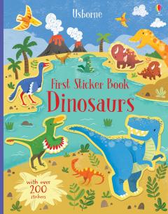Coperta cărții First Sticker Book Dinosaurs