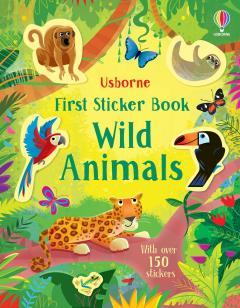 Coperta cărții First Sticker Book Wild Animals
