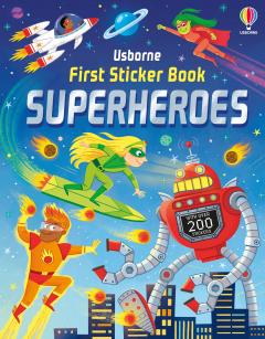 Coperta cărții First Sticker Book Superheroes