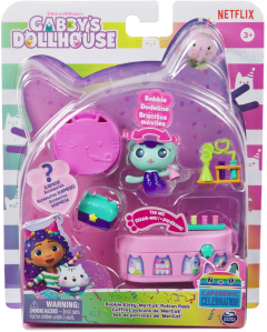 Set joaca - Gabby's Dollhouse - Bobble Kitty Mercat si camera potiunilor