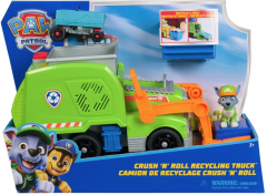 Jucarie - Patrula catelusilor - Camion de reciclare si figurina Rocky