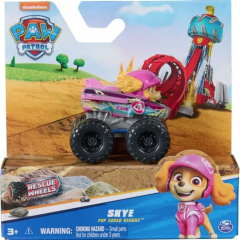 Jucarie - Patrula Catelusilor  - Vehicul metalic si figurina Skye