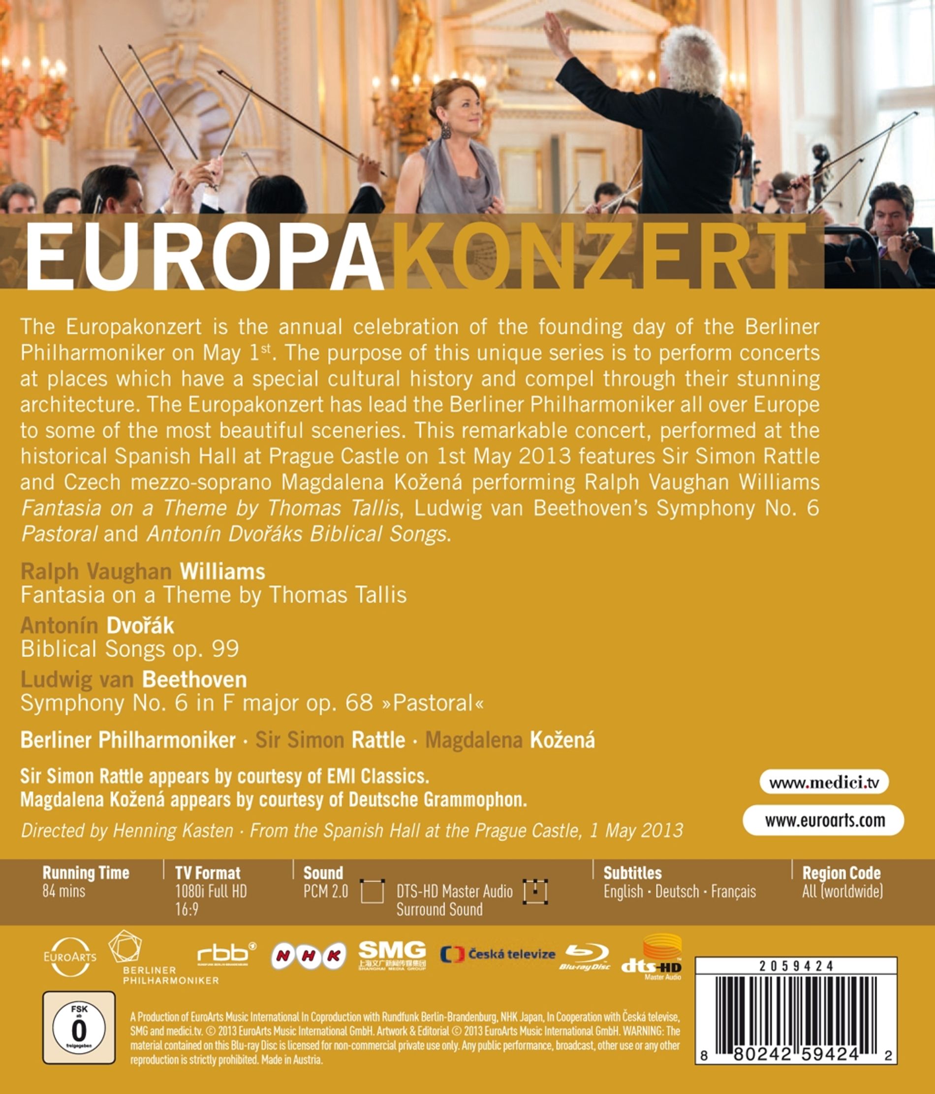 その他 Europakonzert 2013 [Blu-ray] rdzdsi3 Europakonzert - Prague 2013 (Blu-ray) - Berliner