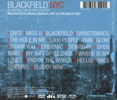 NYC - Blackfield Live In New York City (CD+DVD)