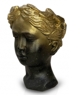 Vaza - Antique - Negru-Gold