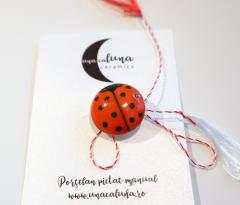 Martisor - Brosa portelan pictat (mai multe modele)