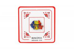 Insigna - Harta Romaniei