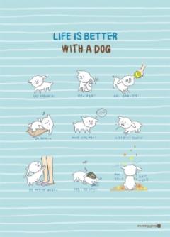 Carnet - Better with a dog Letterbox