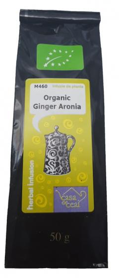 Ceai Infuzie de Plante M460 Organic Ginger Aronia Casa de ceai