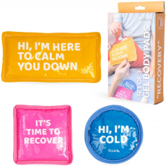 Set 3 mini comprese cu gel pentru dureri - Recovery