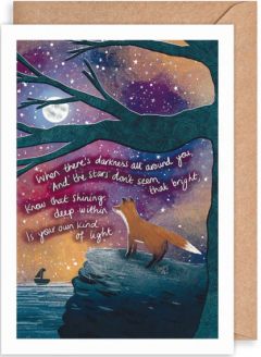 Felicitare - Own Kind of Light Fox 