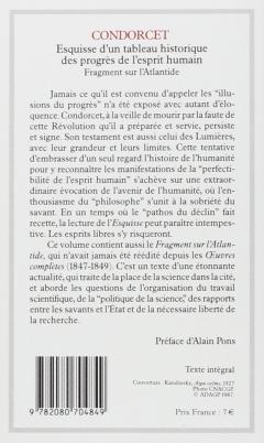 Esquisse d'un tableau historique des progres de l'esprit humain