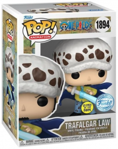 Figurina - Funko Pop! One Piece: Trafalgar Law (with Blue Anesthesia) (Glow in the Dark)