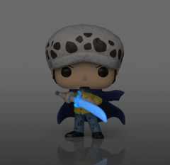 Figurina - Funko Pop! One Piece: Trafalgar Law (with Blue Anesthesia) (Glow in the Dark)