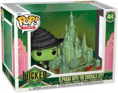 Set 2 figurine - Funko Pop! Wicked: Elphaba with The Emerald City