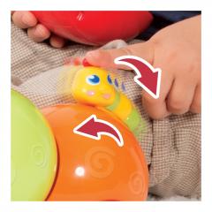 Jucarie cu telecomanda - R/C Wriggle 'N Giggle Caterpillar