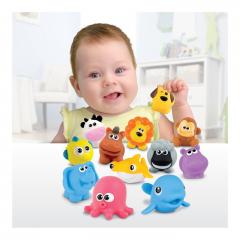 Set 5 jucarii de baie - Animalute din jungla