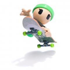 Set de joaca - Tech Deck Sk8 Crew Series 2 - Placa si figurina cu sapca verde