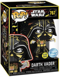 Figurina - Funko Pop! Star Wars: Darth Vader Retro (Glow in the Dark)